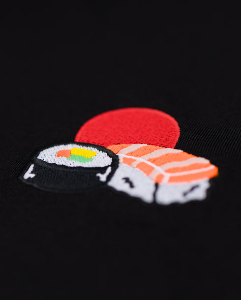 Sushi / Sun Embroidered Classic Organic T-Shirt