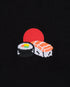 Sushi / Sun Embroidered Classic Organic T-Shirt