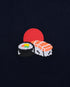 Sushi / Sun Embroidered Classic Organic T-Shirt