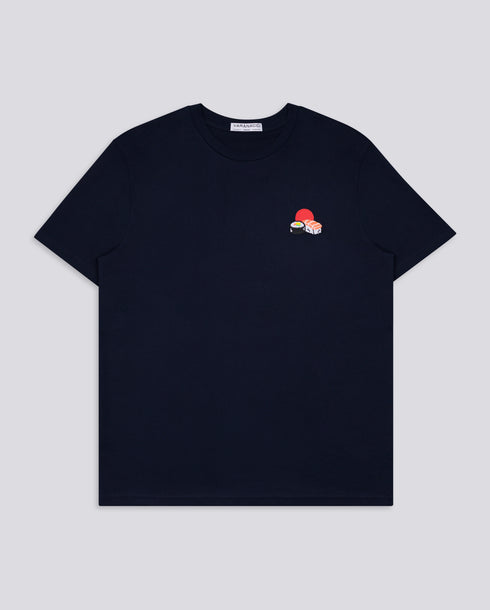 Sushi / Sun Embroidered Classic Organic T-Shirt