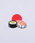 Sushi / Sun Embroidered Classic Organic T-Shirt