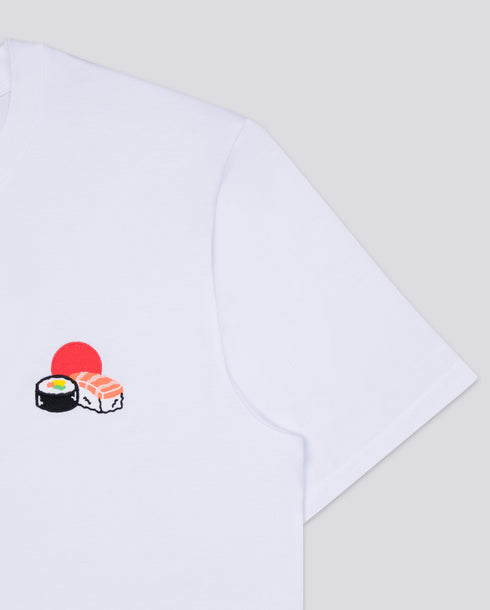 Sushi / Sun Embroidered Classic Organic T-Shirt