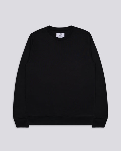 Varanacci Plain Blended Organic Sweatshirt - Black