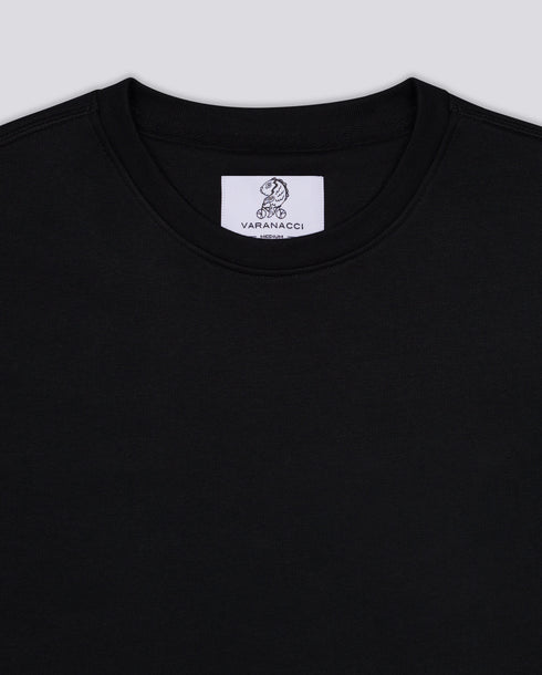 Varanacci Plain Blended Organic Sweatshirt - Black