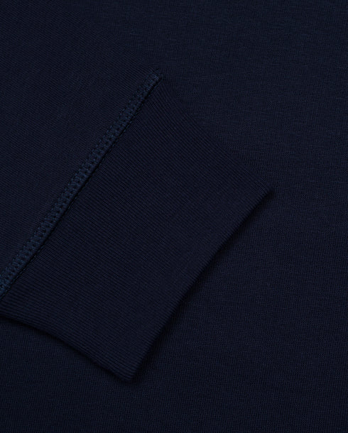 Varanacci Plain Blended Organic Sweatshirt - French Navy