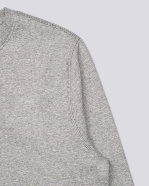 Varanacci Plain Blended Organic Sweatshirt - Heather Grey