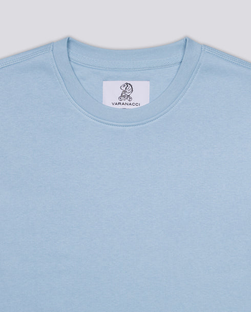 Varanacci Plain Blended Organic Sweatshirt - Sky Blue