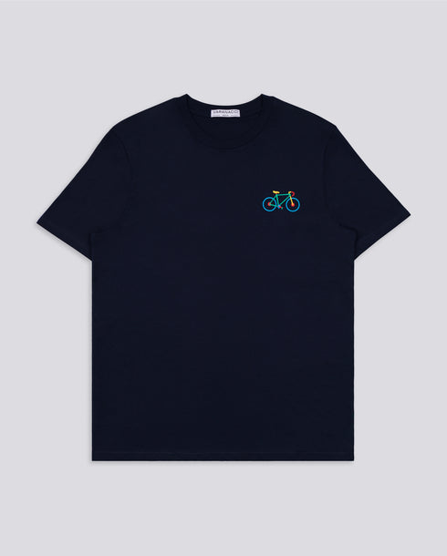 Multi Bike Embroidered Classic Organic T-Shirt