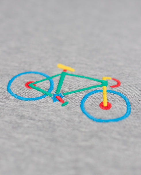 Multi Bike Embroidered Classic Organic T-Shirt