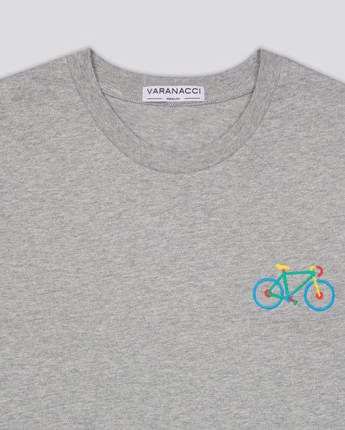 Multi Bike Embroidered Classic Organic T-Shirt