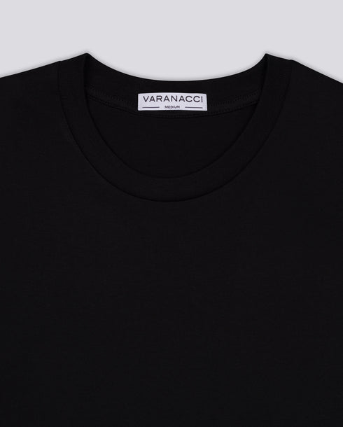 Varanacci Plain Classic Organic T-Shirt - Black