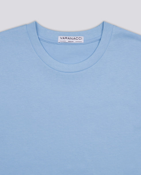 Varanacci Plain Classic Organic T-Shirt - Blue Soul