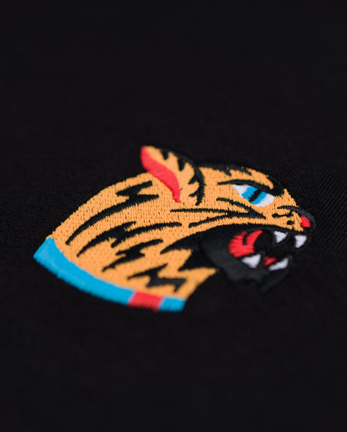 Tiger Head Embroidered Classic Organic T-Shirt