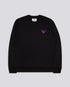Vintage Bat Embroidered Blended Organic Sweatshirt