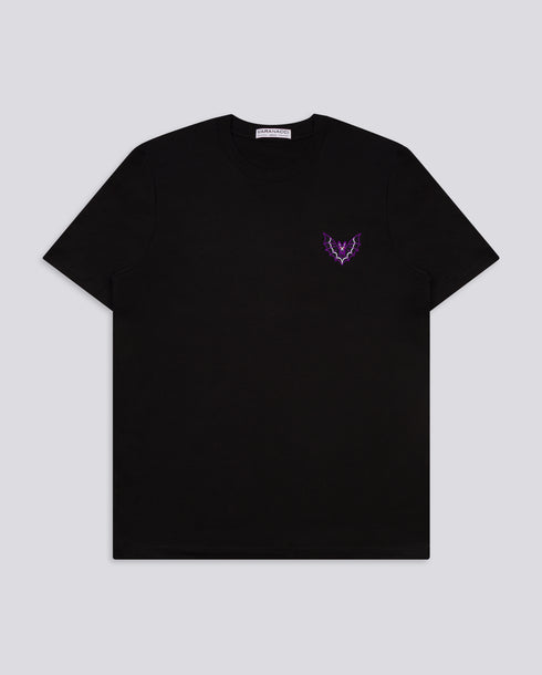 Vintage Bat Embroidered Classic Organic T-Shirt